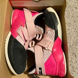 Nike Pink and Black Lebron Soliders